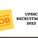 UPSSC Recruitment 2023